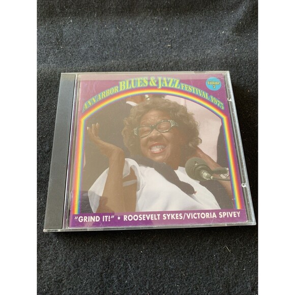 HTF Ann Arbor Blues & Jazz Festival 1973 Vol.3 (CD) 'Grind It!' Roosevelt Sykes - Picture 2 of 10